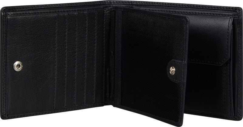 Samsonite Portemonnaie – 128 × 100 mm, Leder, schwarz – 1 Stück