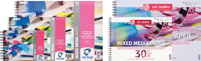 Van Gogh Skizzenblock, Papier, 14,8 × 21 cm, Weiss, 30 Blatt