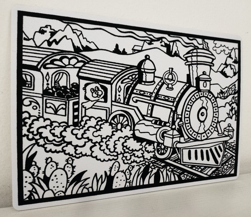 Tataruga Samtbild Malkarton, Karton, 29,7 × 21 cm, grau