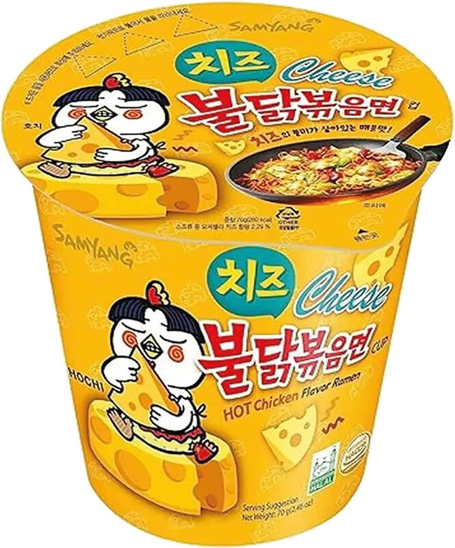 Buldak Samyang Instantnudeln Käse Becher – 70 g
