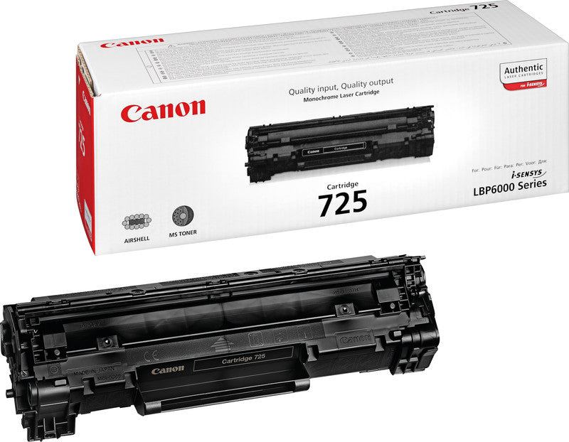 Canon Toner 725 – schwarz, 1600 Seiten