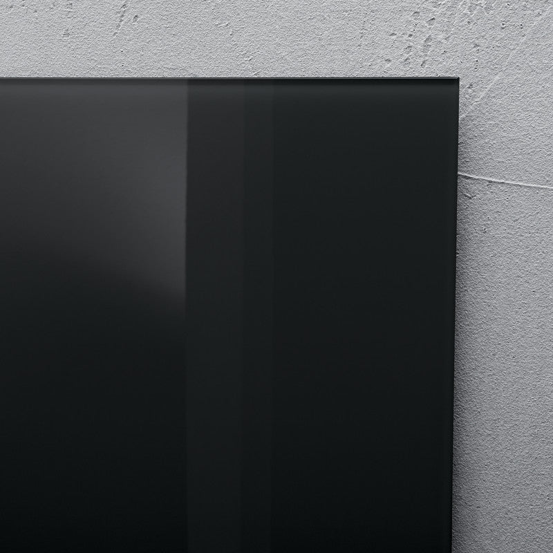 Sigel Whiteboard – 12 × 78 cm, Glas, magnetisch, Wandmontage, inkl. SuperDym Magnetwürfel, Montagesatz