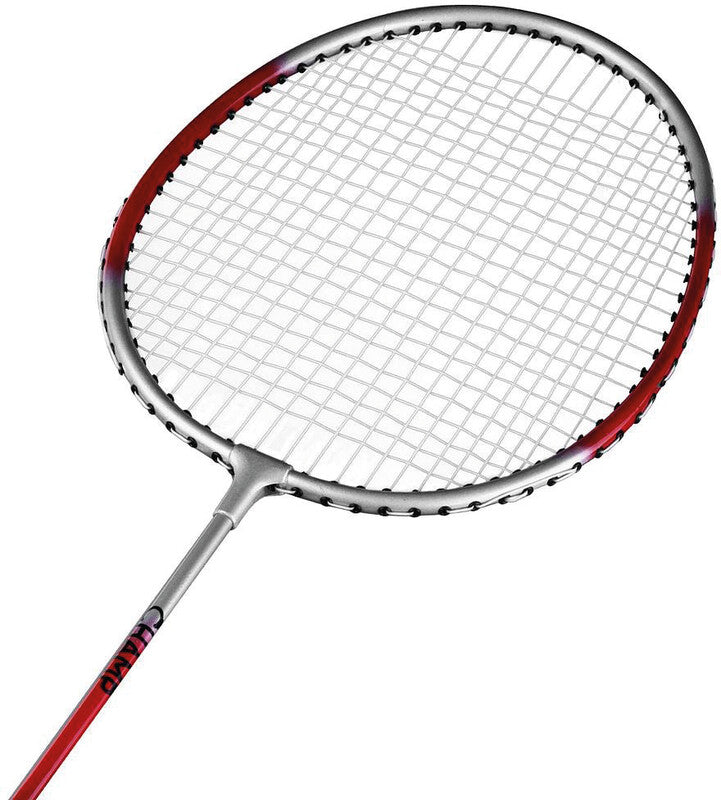 Champ Badminton-Set – 2 Spieler, 2 Schläger, 2 Nylon-Federbälle, Transporttasche – 20,5 × 66,0 cm