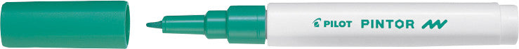 Pilot Pigment-Marker Pintor – Rundspitze 0,9-1,5 mm – Sortiert – 6er-Set – Deckend