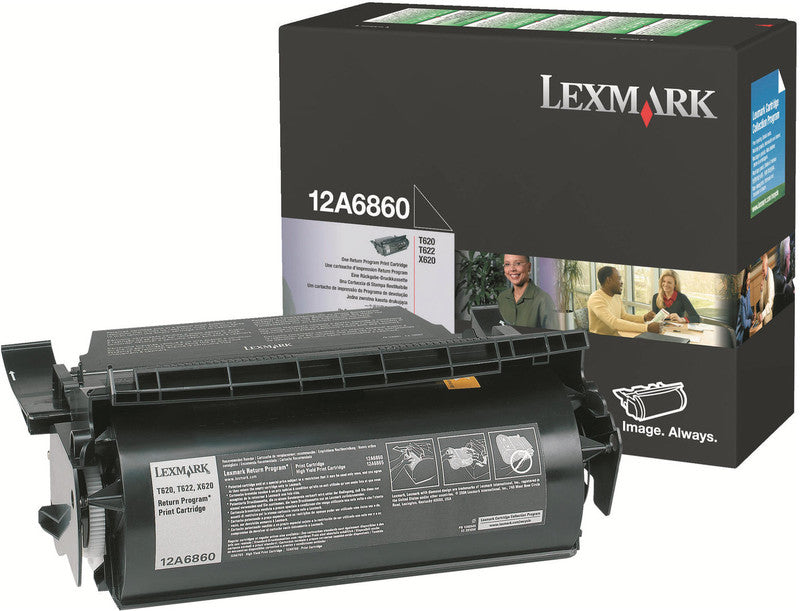 Lexmark Toner – schwarz, 10000 Seiten