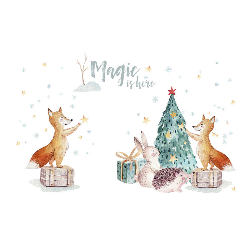 Fasana Servietten Magic Christmas – 33 × 33 cm – 3-lagig, Tissue – 20 Stk., FSC