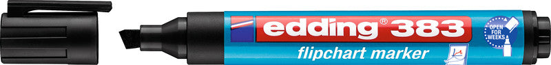 Edding Flipchart-Marker 383 – Keilspitze 1-5 mm – Sortiert – 4er-Set – Nachfüllbar