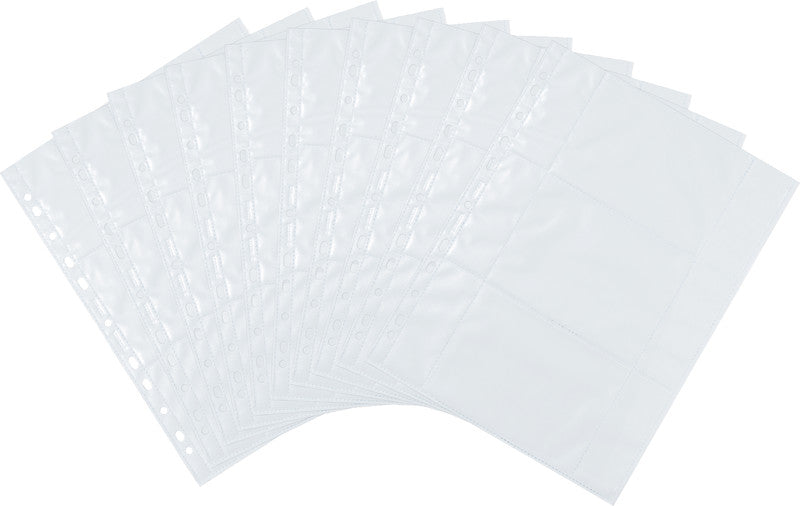 HERMA Sichtmappe – für Fotos 9 × 13 cm quer, weiss, Kunststoff, glänzend, 10er-Pack