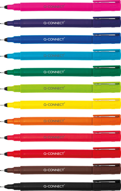 Q-connect Permanent Marker – sortiert, 12er