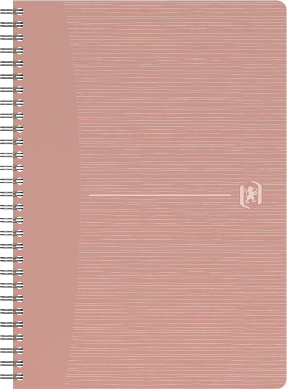 Oxford Collegeblock A5, kariert 5 mm, Spiralbindung, 90 Blatt, 90 g/m² – weiss, für SCRIBZEE App