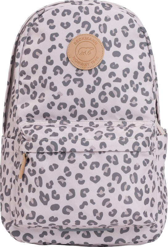 Beckmann Rucksack City – Leopard – aus recycelten PET-Flaschen (rPET)