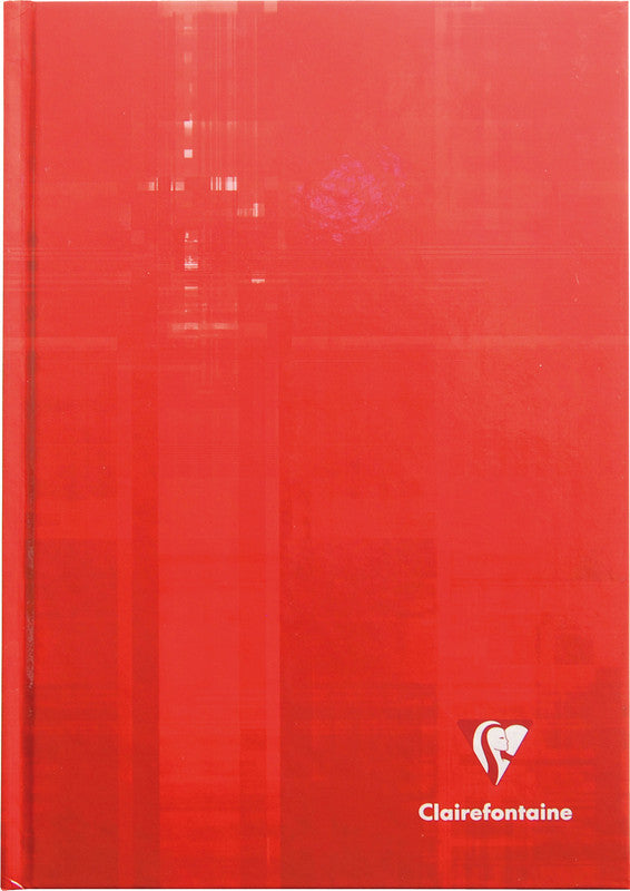 Clairefontaine Notizbuch A5, blanko, Fadenheftung, Hardcover, 192 Seiten, 90 g/m² – sortiert