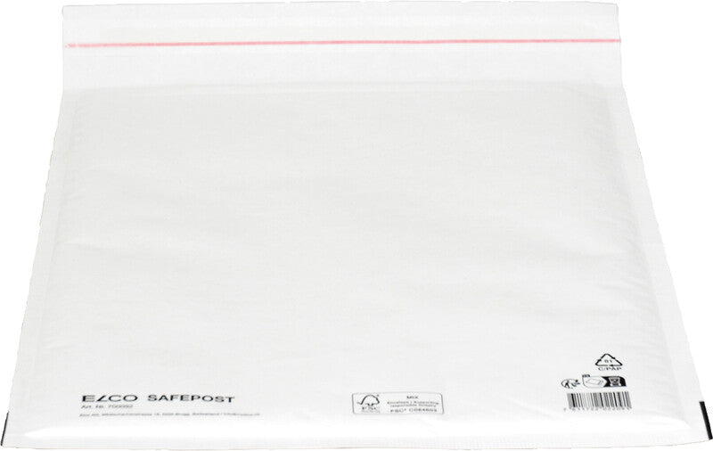 Elco Luftpolstertasche – 270 × 360 mm, weiss, selbstklebend