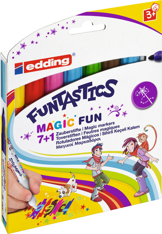 Edding Filzstifte, Strichbreite 3 mm, 8 Farben