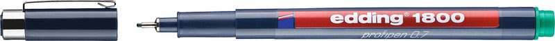 Edding Fineliner 0,7 mm – grün – wasserfest, dokumentenecht