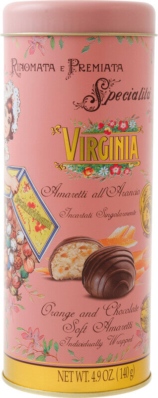 Amaretti virginia Amaretti – Orange, Schokoladenüberzug, 140 g