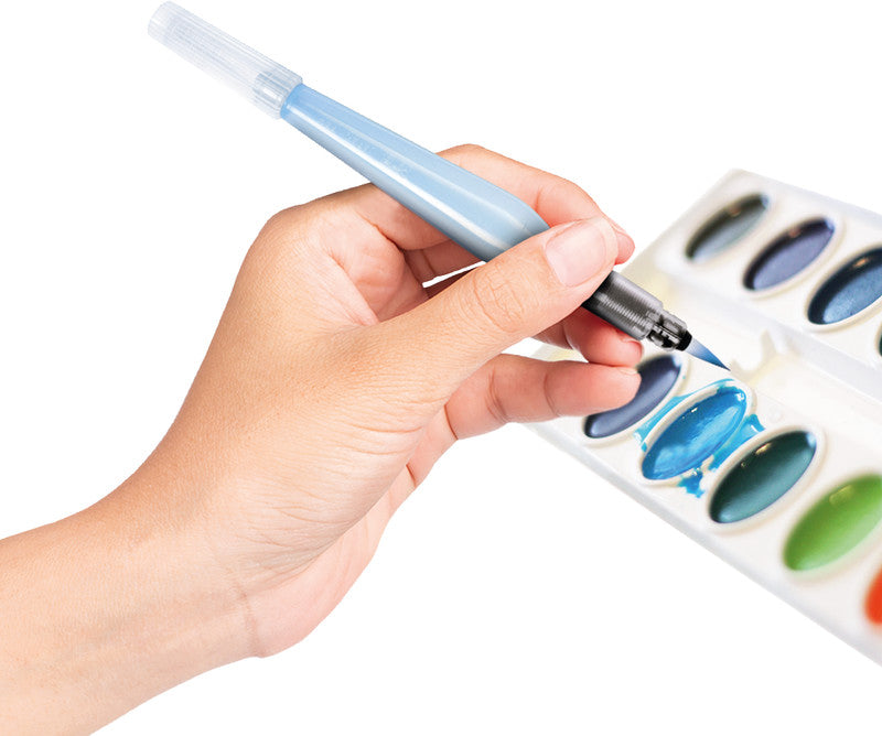 Pentel Wassertankpinsel – Blau, Nylonspitze, Länge 155 mm, 1er-Pack, Füllmenge 10 ml