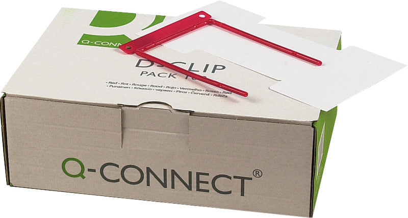 Q-CONNECT Aktenkoffer – Kunststoff, Rot