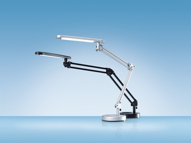Hansa LED Tischleuchte – dreh- & neigbar – 5000 K (neutralweiss) – 394 lm 7 W – schwarz Aluminium