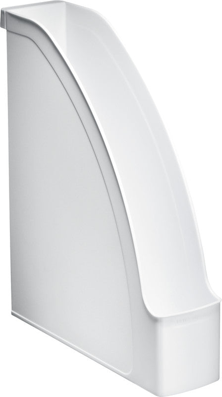 Leitz Stehsammler – Kunststoff, ohne Beschriftungsfeld, weiss, 278×78×308 mm