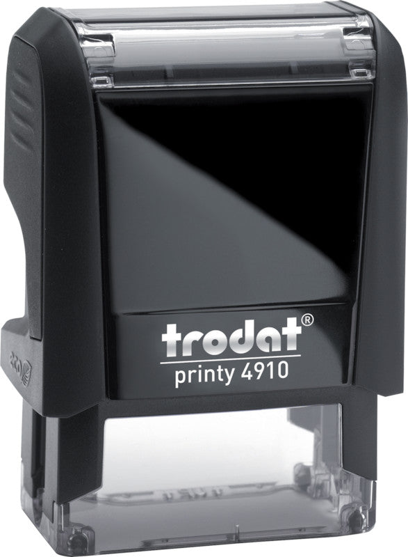 Trodat Motivstempel Printy 4910 – Motiv: individuell, Kunststoff, 26 × 9 mm