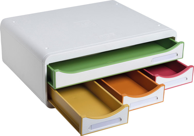 Exacompta Schubladenelement Toolbox Mini – für Formate bis A4+ – 270 × 355 × 135 mm