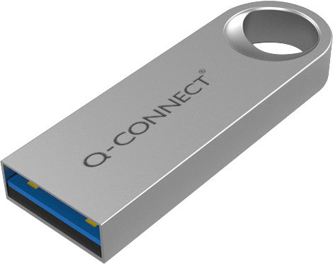 Q-CONNECT USB-Stick – 64 GB, USB 3.0, silber