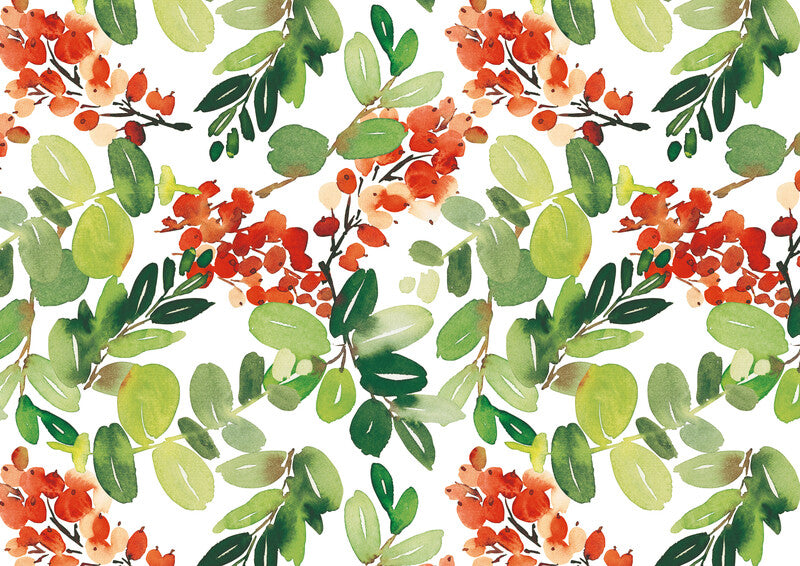 Braun + company Geschenkpapier – Natural Charme (Weihnachten) – 70 cm × 2 m – 70 g/m², Papier