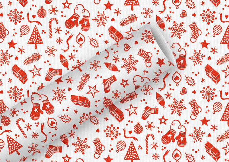 Braun + Company Geschenkpapier By Nature – Weihnachten – Recyceltes Kraftpapier 70 g/m2 – 700 × 2000 mm
