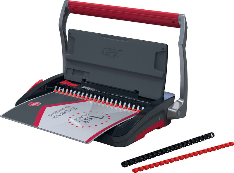 GBC CombBind CB15 Stanz- und Bindemaschine – Plastikbindung, für 21-Loch, A4, bis 15 Blatt