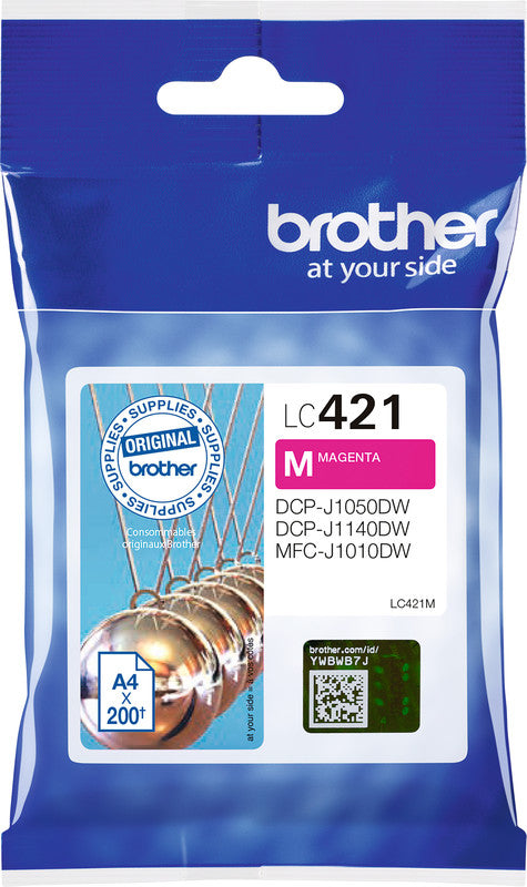 Brother Tintenpatrone, Magenta, 200 Seiten – für Inkjetdrucker