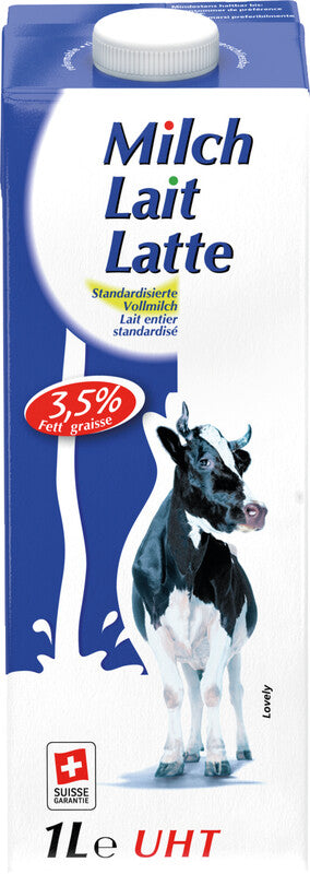 Noname Vollmilch UHT Lovely – 3,5% Fett – 1 l