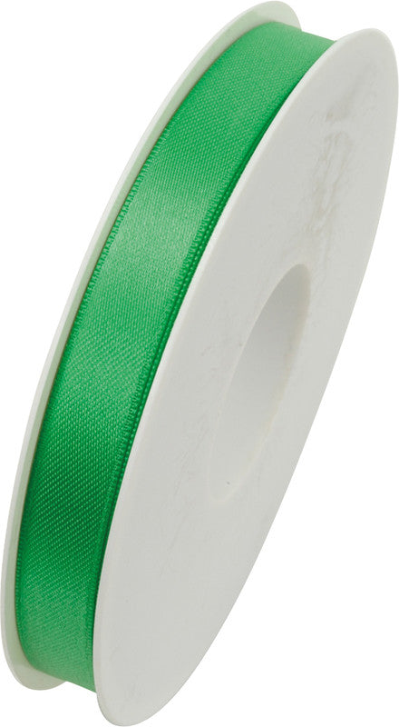 Goldina Satinband – Intensivgrün – Echte Webkante – 15 mm × 3 m