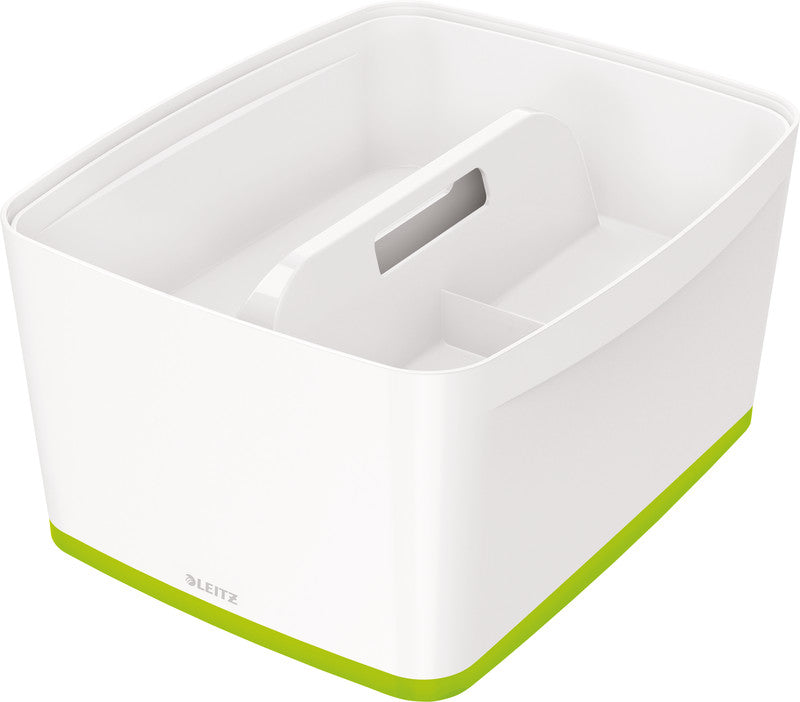 Leitz MyBox Aufbewahrungsbox – ABS Kunststoff, Weiss, 31,8 × 19,8 × 38,5 cm