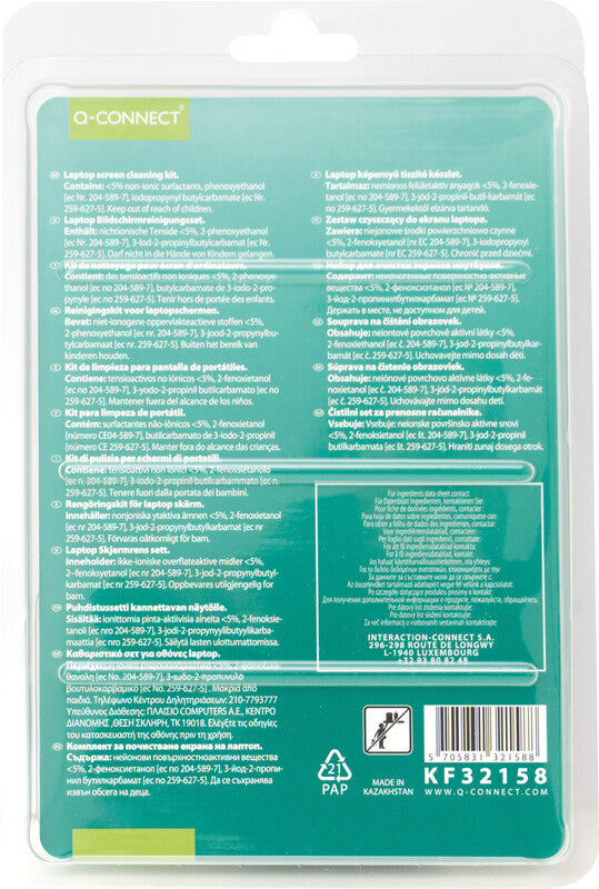 Q-CONNECT Reinigungsset – 25 ml, für Bildschirme
