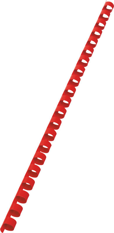 GBC Bindedisc-Ringe – Ø 10 mm, rot, Kunststoff – 100 Stk.