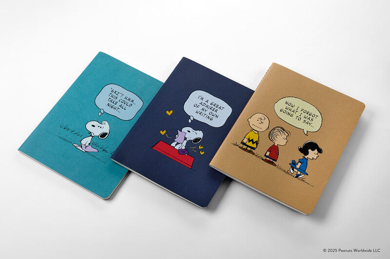 Moleskine Notizheft Limited Edition PEANUTS, 190 × 250 mm, liniert, Fadenheftung, 70 g/m² – sortiert