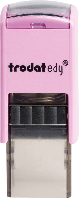 Trodat Prinzessin Motivstempel – selbstfärbend, 19 × 19 mm, pastellviolett
