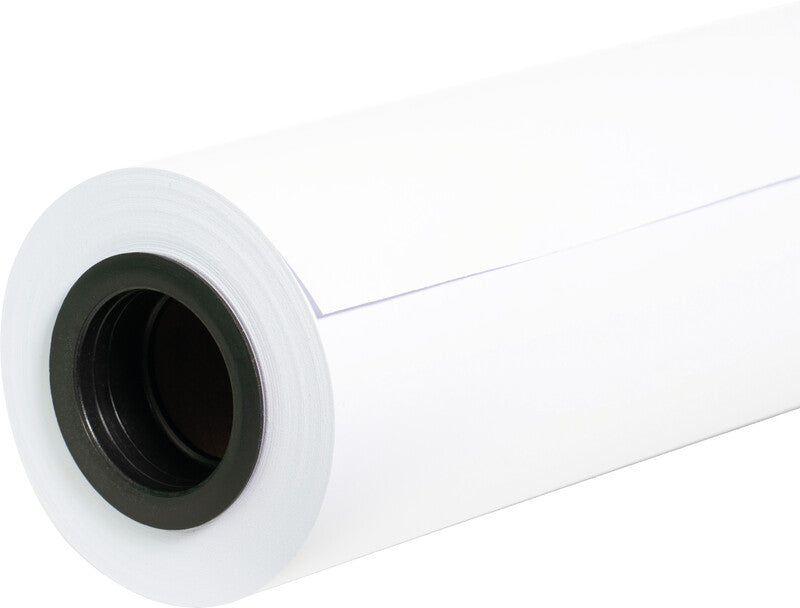 Q-connect Plotterpapier – 24" × 45 m, 90 g/m², Weiss – für Inkjetdrucker
