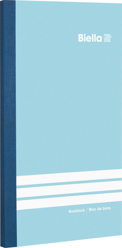 Biella Formularblock – Bonoplan, 60 Blatt, 105 × 200 mm
