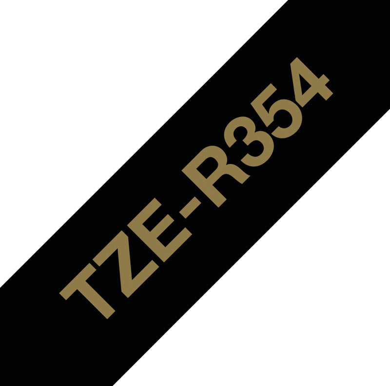 Brother Textilband – 24 mm × 4 m, schwarz, gold