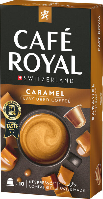Café Royal Kaffeekapseln Caramel – Lungo – für Nespresso – 100 Kapseln