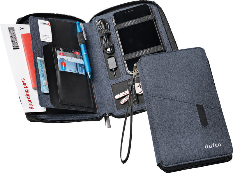 Dufco Tablet-Schutzhülle – 15,2 cm (6"), Blau, wasserabweisendes Textil
