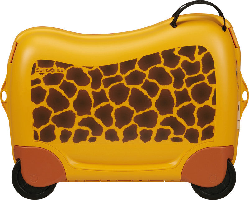 Samsonite Ride-on-Kindertrolley Dream2Go Rider Handgepäck – 30 l, 4 Rollen, Giraffenmuster, 52 × 38 × 21 cm