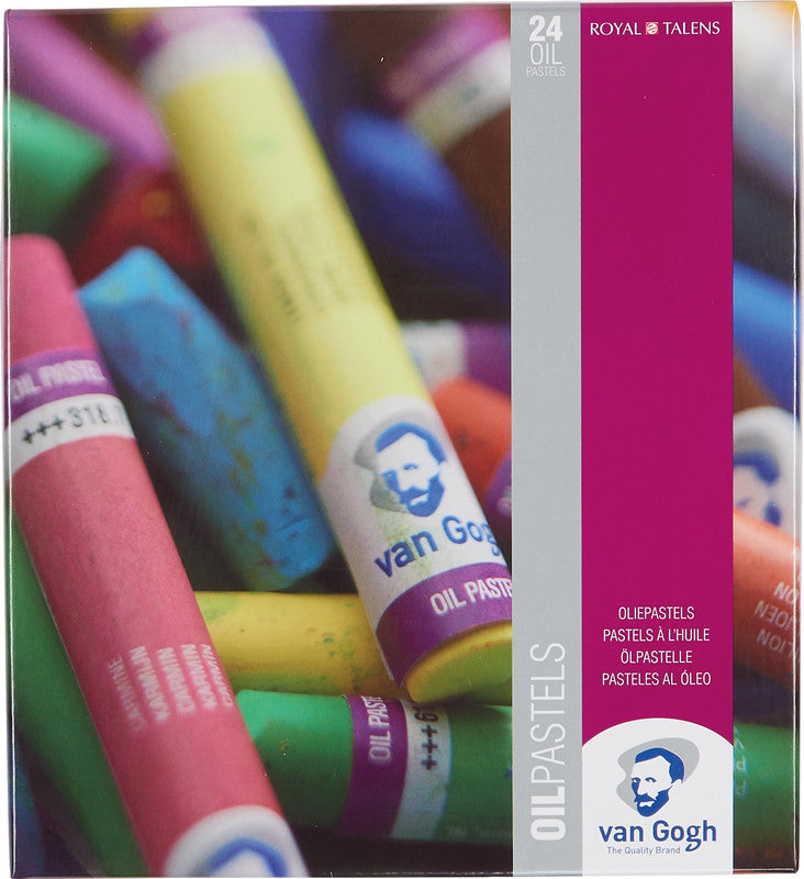 Van Gogh – Ölpastelle – Set – 24 Farben, für dunkles Papier