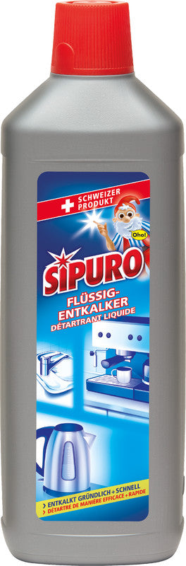 Sipuro Entkalker für Wasserkocher, Kaffeemaschinen & Duschbrausen – 1 l