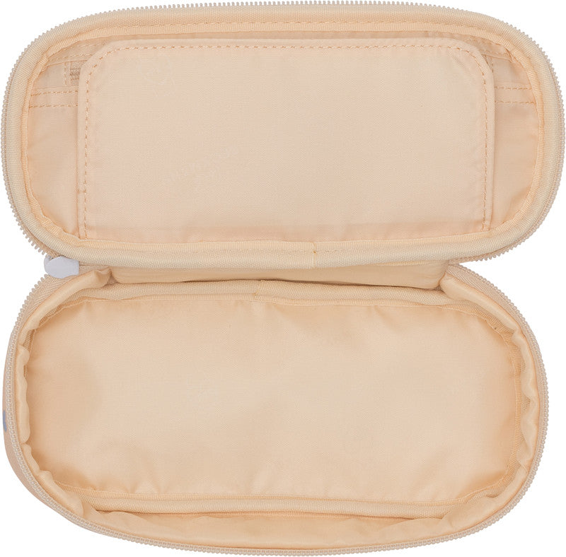 Beckmann Klassisches Schlamperetui, leer – Yellow Heart – Kunststoff – 22 × 5 × 10 cm