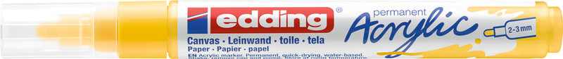 Edding Acrylmarker für dunkles Papier – Verkehrsgelb