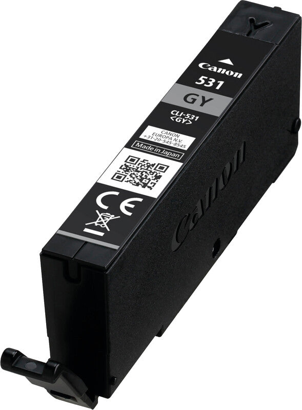 Canon Tintenpatrone CLI-531, Grau, 8,2 ml – für Tintenstrahldrucker und Multifunktionsgeräte