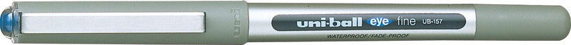 Uni-Ball eye fine – Tintenroller, dokumentenecht, mit Kappe, 0,5 mm, blau